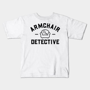 Armchair Detective Kids T-Shirt